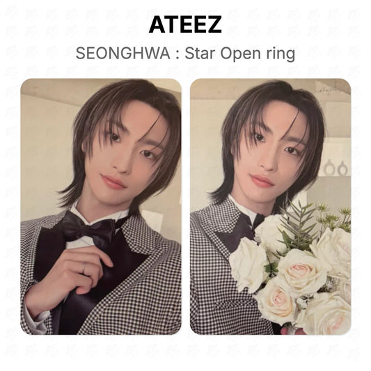 ATEEZ SEONGHWA : Star Open ring Official Photocard