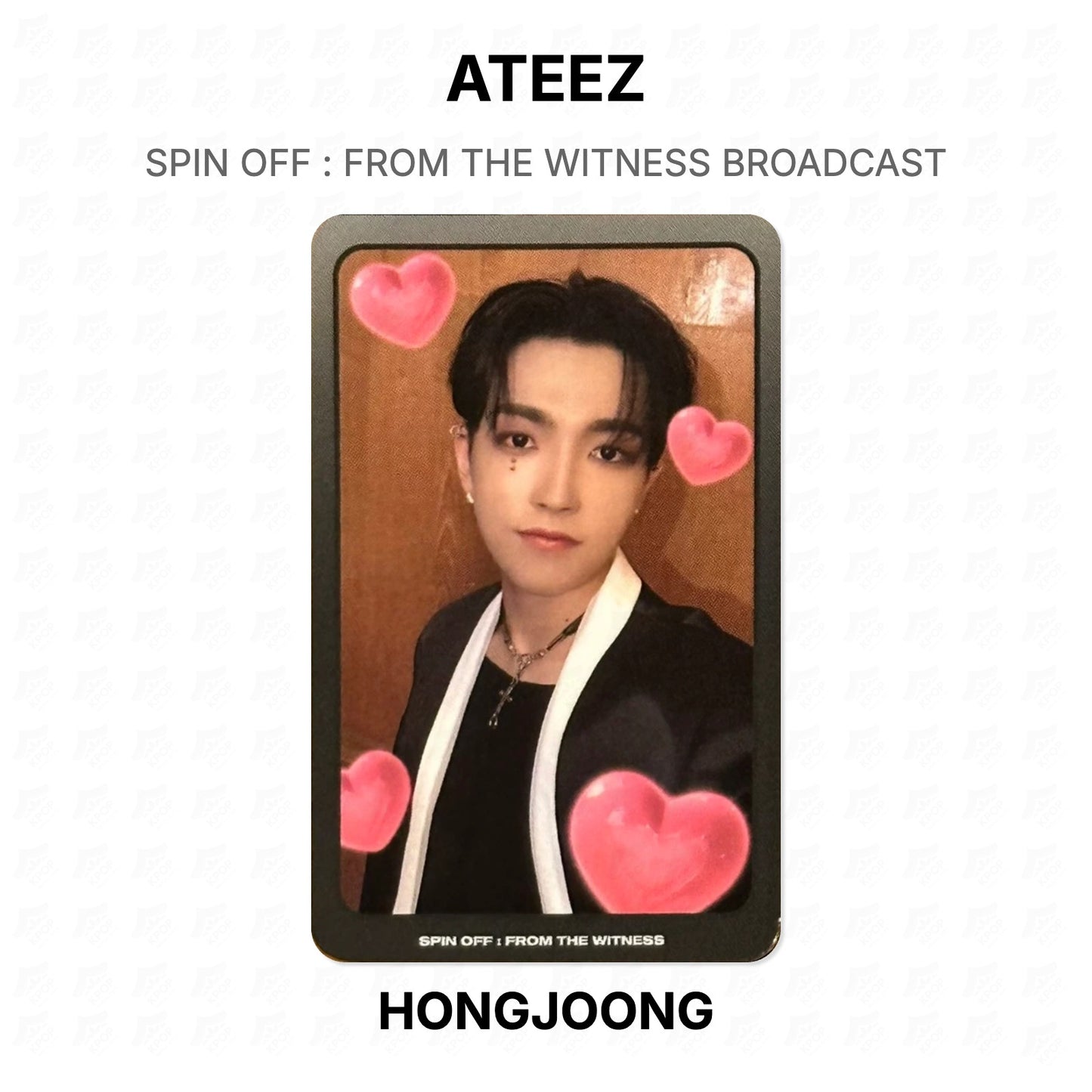 ATEEZ SPIN OFF : FROM THE WITNESS BROADCAST Official Photocard