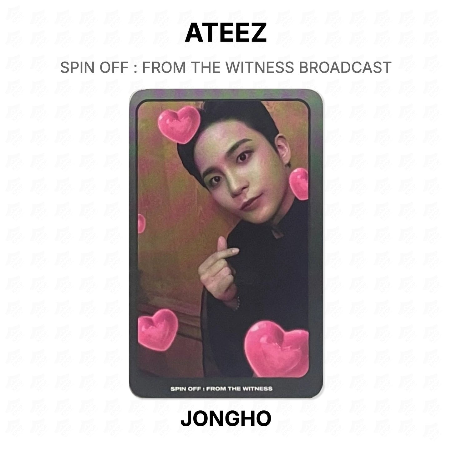 ATEEZ SPIN OFF : FROM THE WITNESS BROADCAST Official Photocard