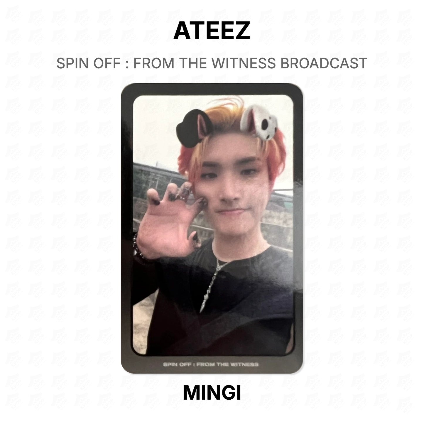 ATEEZ SPIN OFF : FROM THE WITNESS BROADCAST Official Photocard