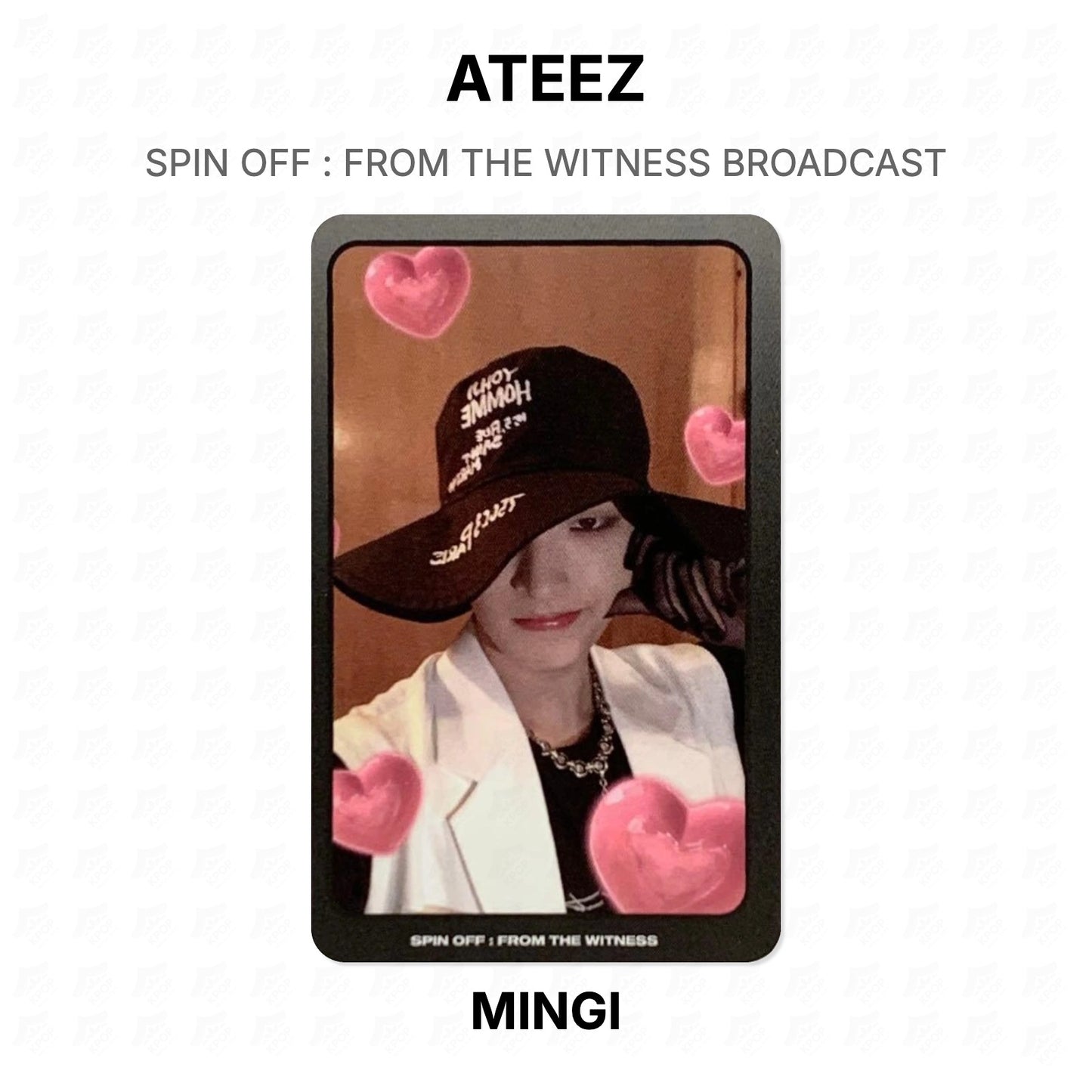ATEEZ SPIN OFF : FROM THE WITNESS BROADCAST Official Photocard
