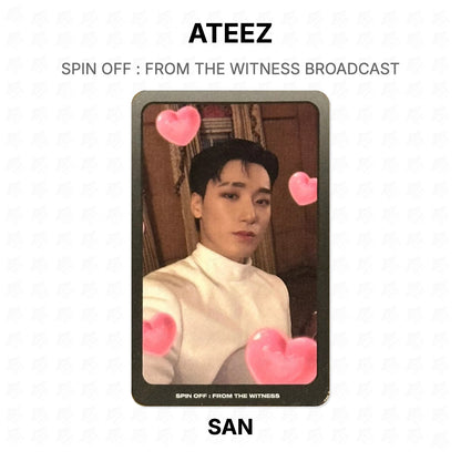 ATEEZ SPIN OFF : FROM THE WITNESS BROADCAST Official Photocard