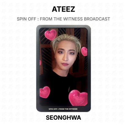 ATEEZ SPIN OFF : FROM THE WITNESS BROADCAST Official Photocard