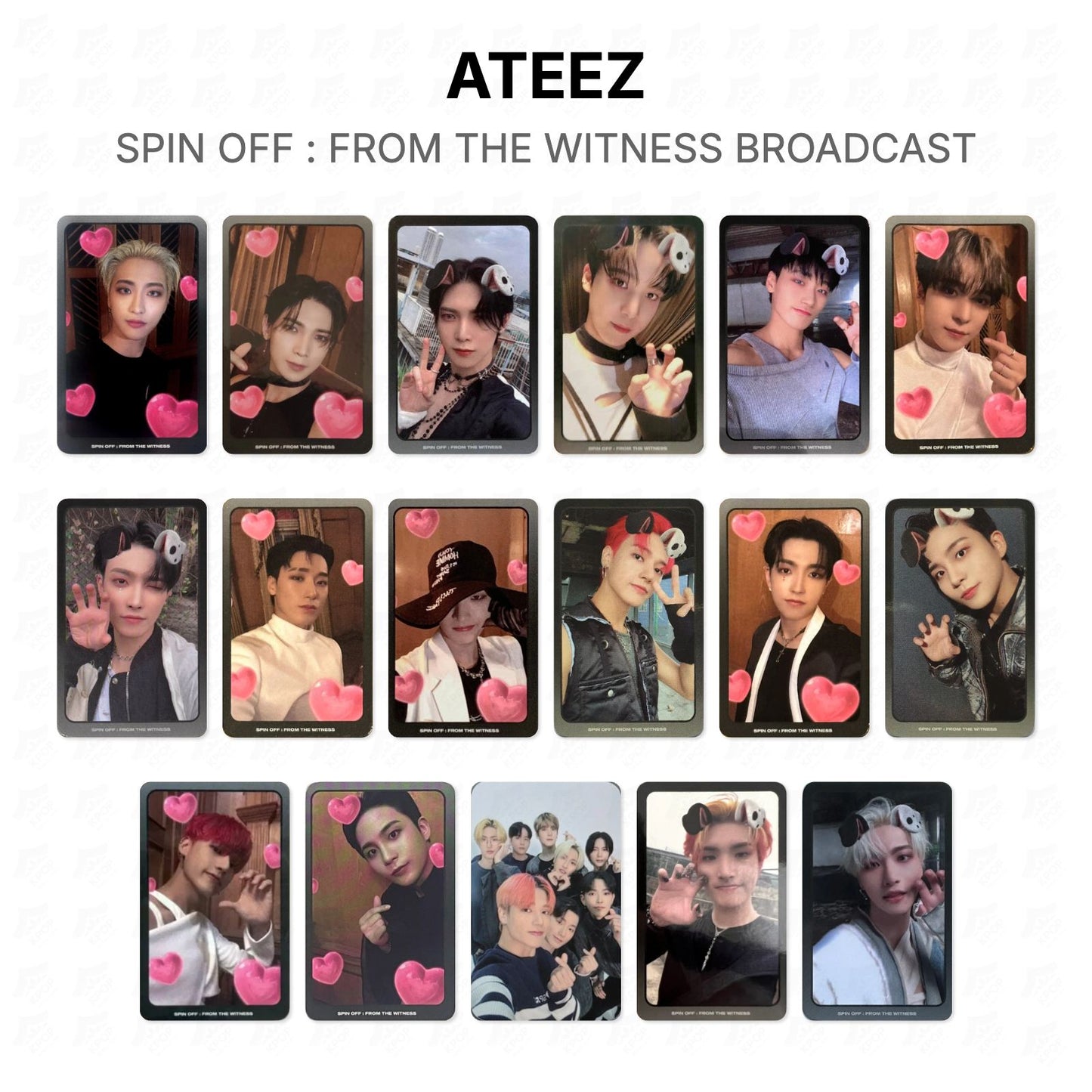 ATEEZ SPIN OFF : FROM THE WITNESS BROADCAST Official Photocard
