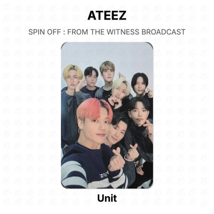 ATEEZ SPIN OFF : FROM THE WITNESS BROADCAST Official Photocard
