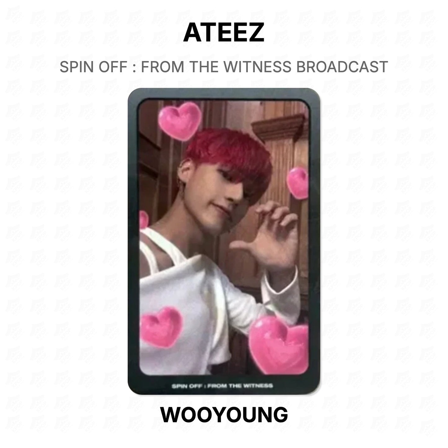 ATEEZ SPIN OFF : FROM THE WITNESS BROADCAST Official Photocard