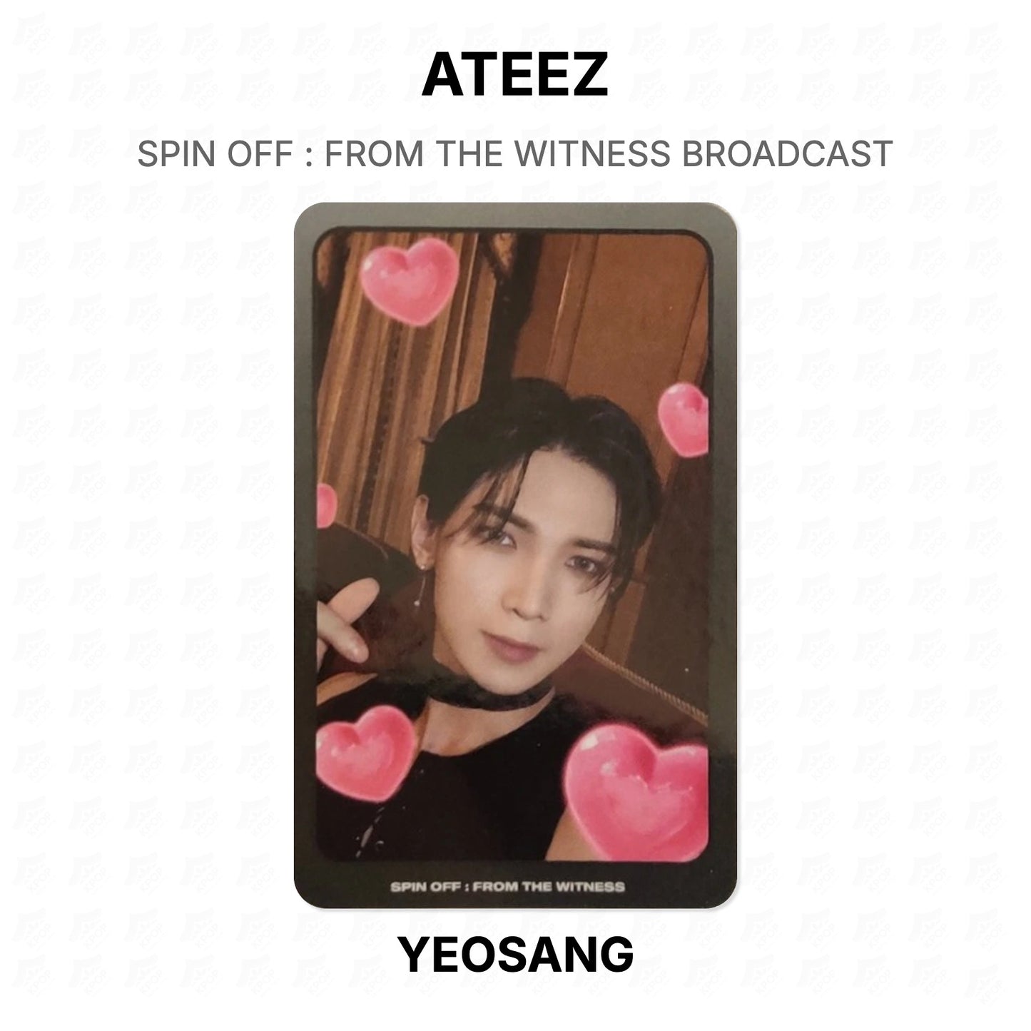 ATEEZ SPIN OFF : FROM THE WITNESS BROADCAST Official Photocard