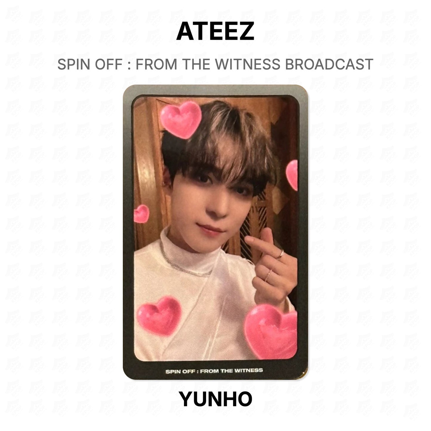 ATEEZ SPIN OFF : FROM THE WITNESS BROADCAST Official Photocard