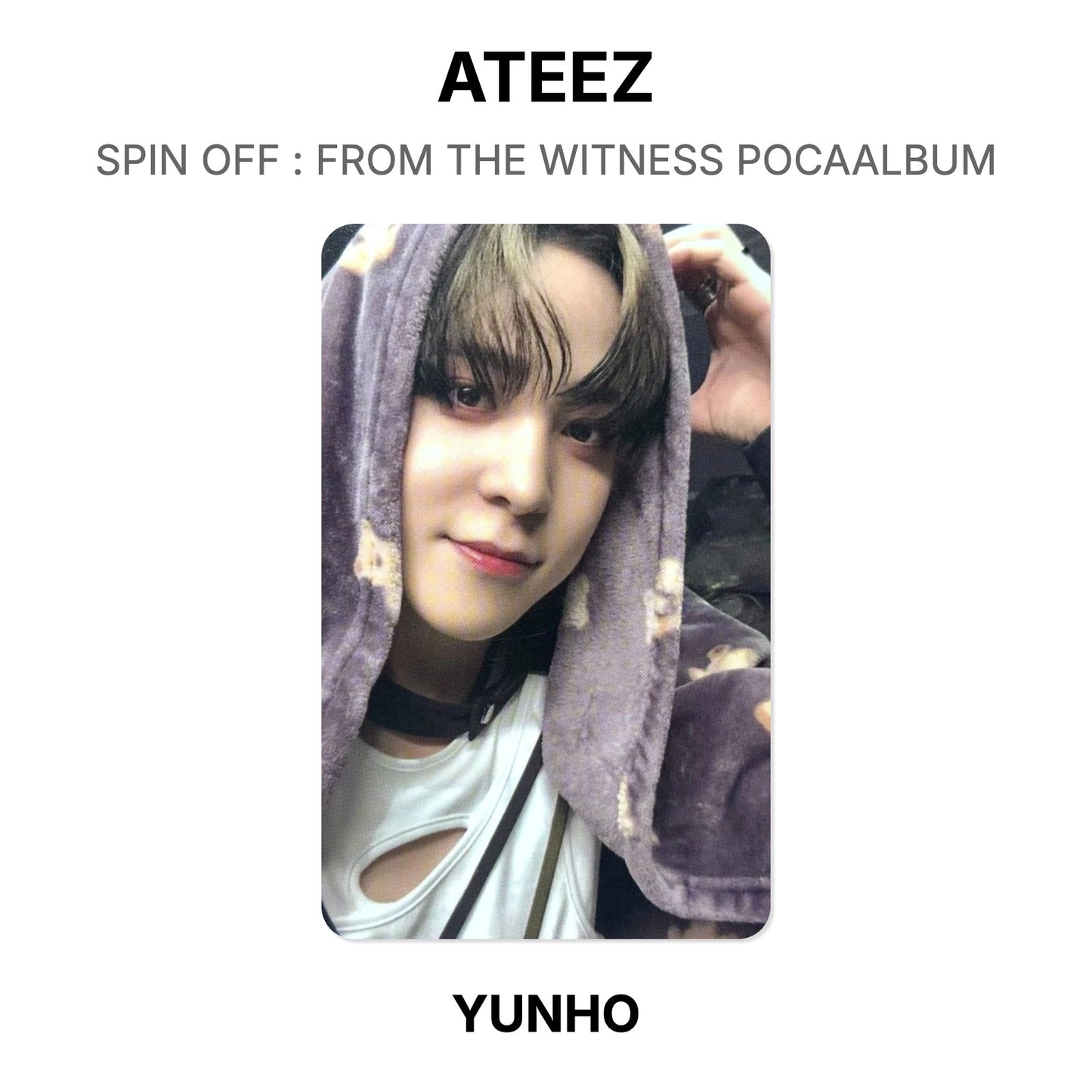 ATEEZ SPIN OFF : FROM THE WITNESS POCAALBUM Official Photocard