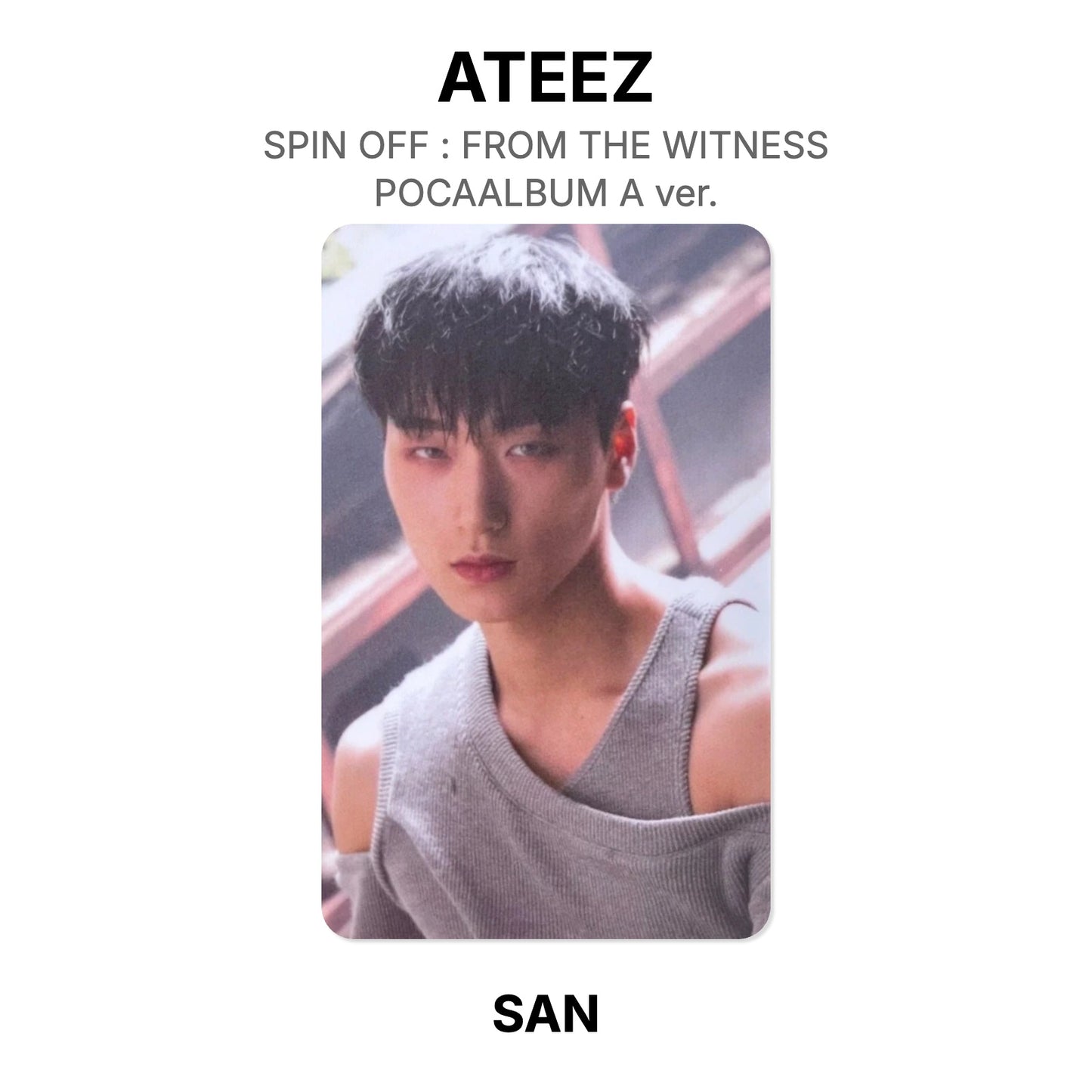 ATEEZ SPIN OFF : FROM THE WITNESS POCAALBUM A ver. Offizielle Photocard