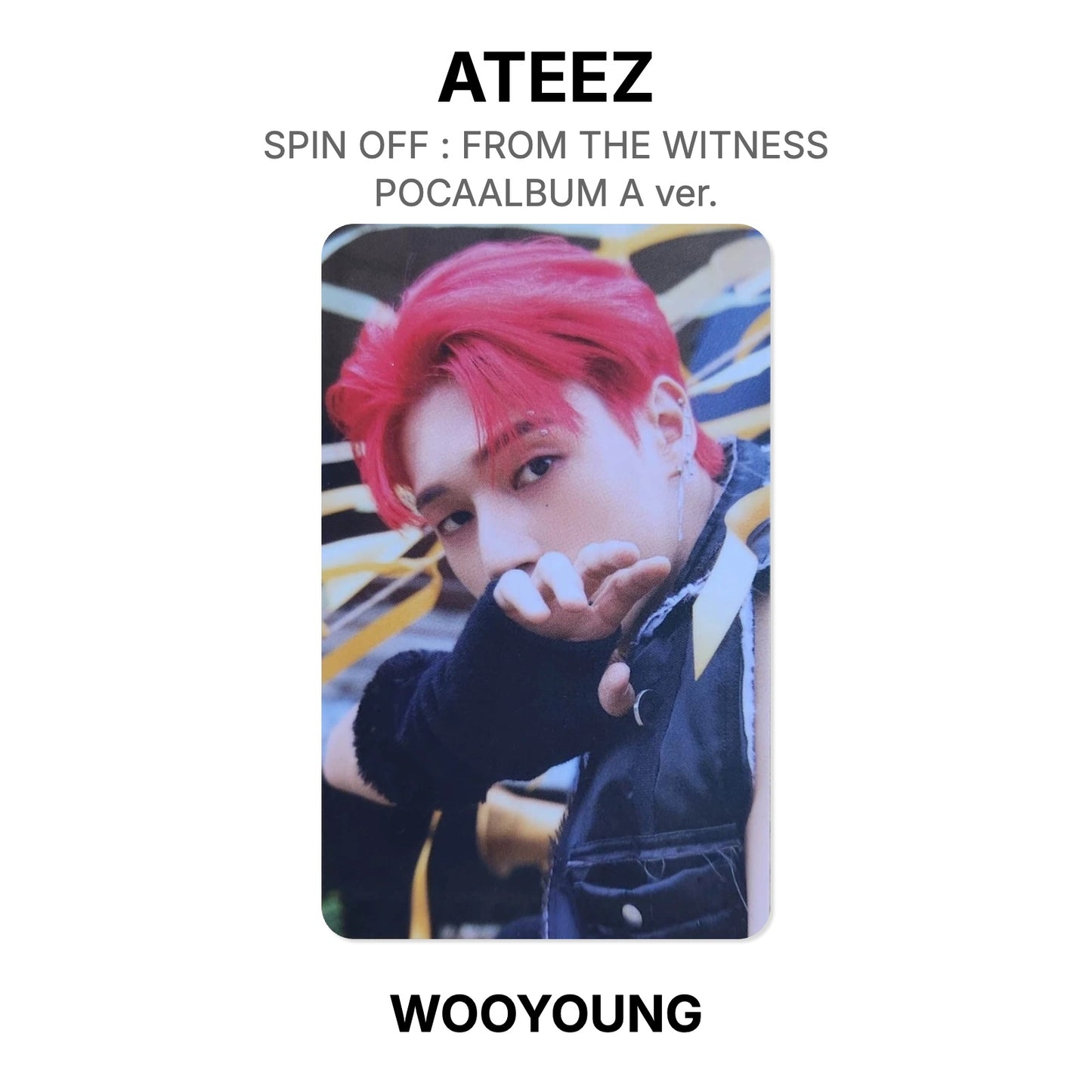 ATEEZ SPIN OFF : FROM THE WITNESS POCAALBUM A ver. Official Photocard