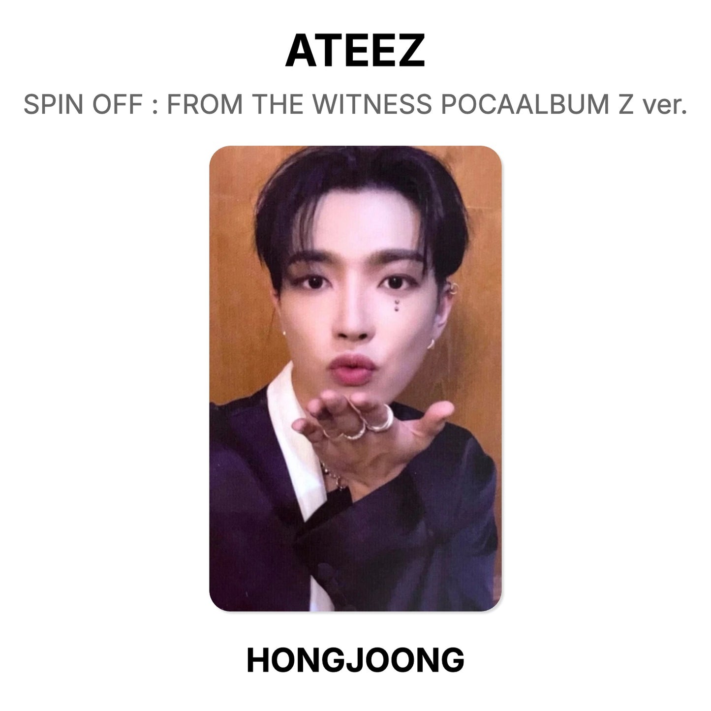 ATEEZ SPIN OFF : FROM THE WITNESS POCAALBUM Z ver. 官方小卡