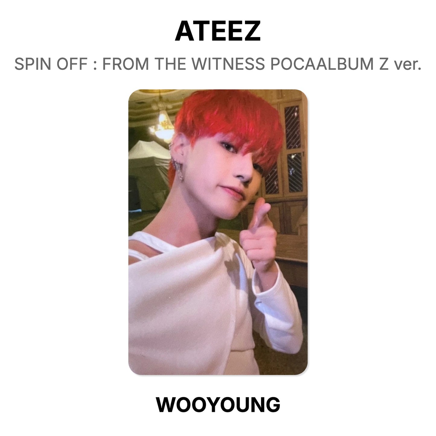 ATEEZ SPIN OFF : FROM THE WITNESS POCAALBUM Z ver. 官方小卡