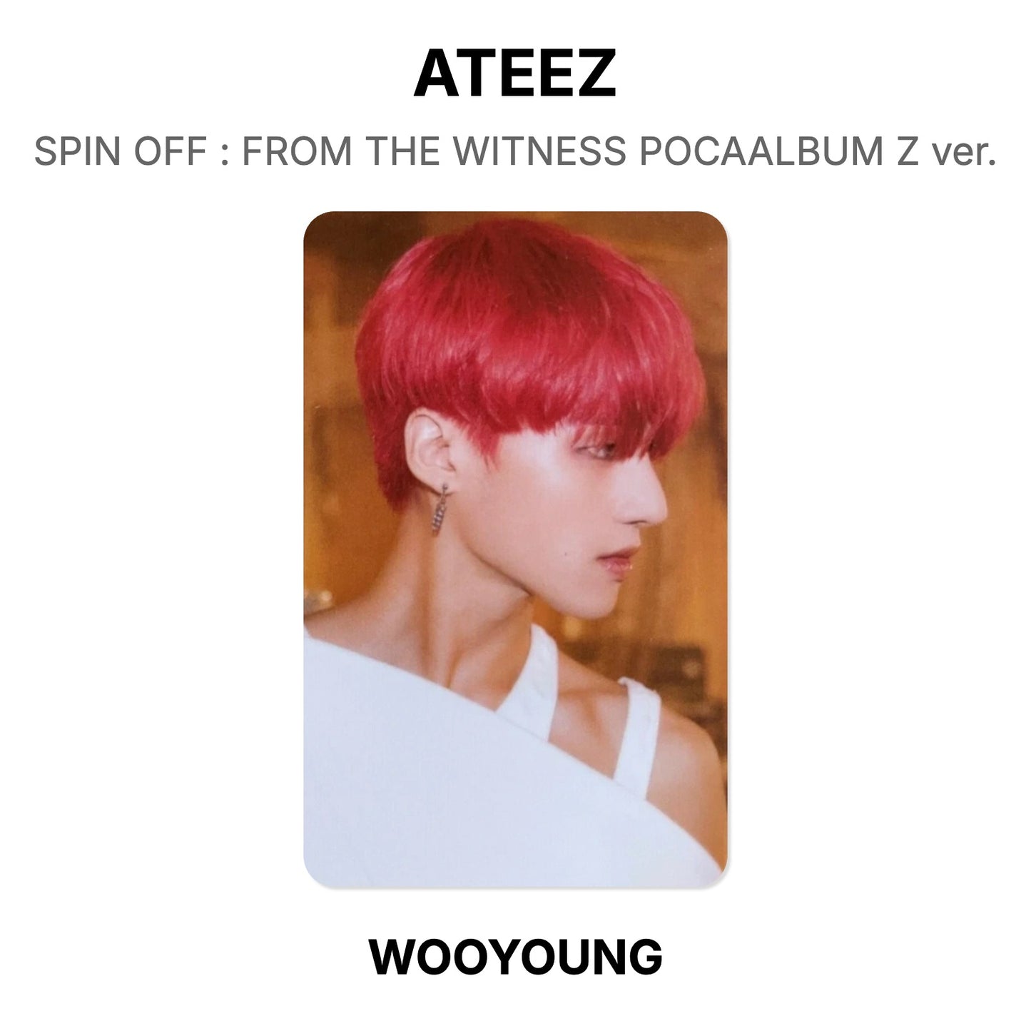 ATEEZ SPIN OFF : FROM THE WITNESS POCAALBUM Z ver. 官方小卡