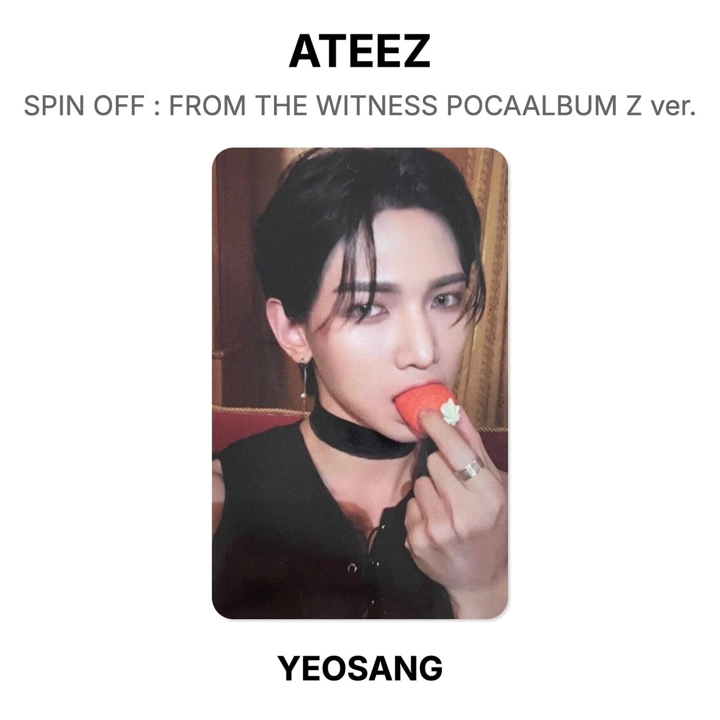ATEEZ SPIN OFF : FROM THE WITNESS POCAALBUM Z ver. 官方小卡