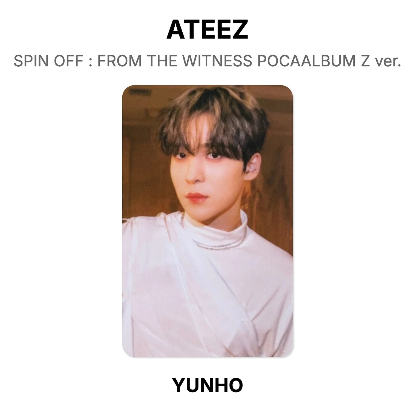 ATEEZ SPIN OFF : FROM THE WITNESS POCAALBUM Z ver. 官方小卡