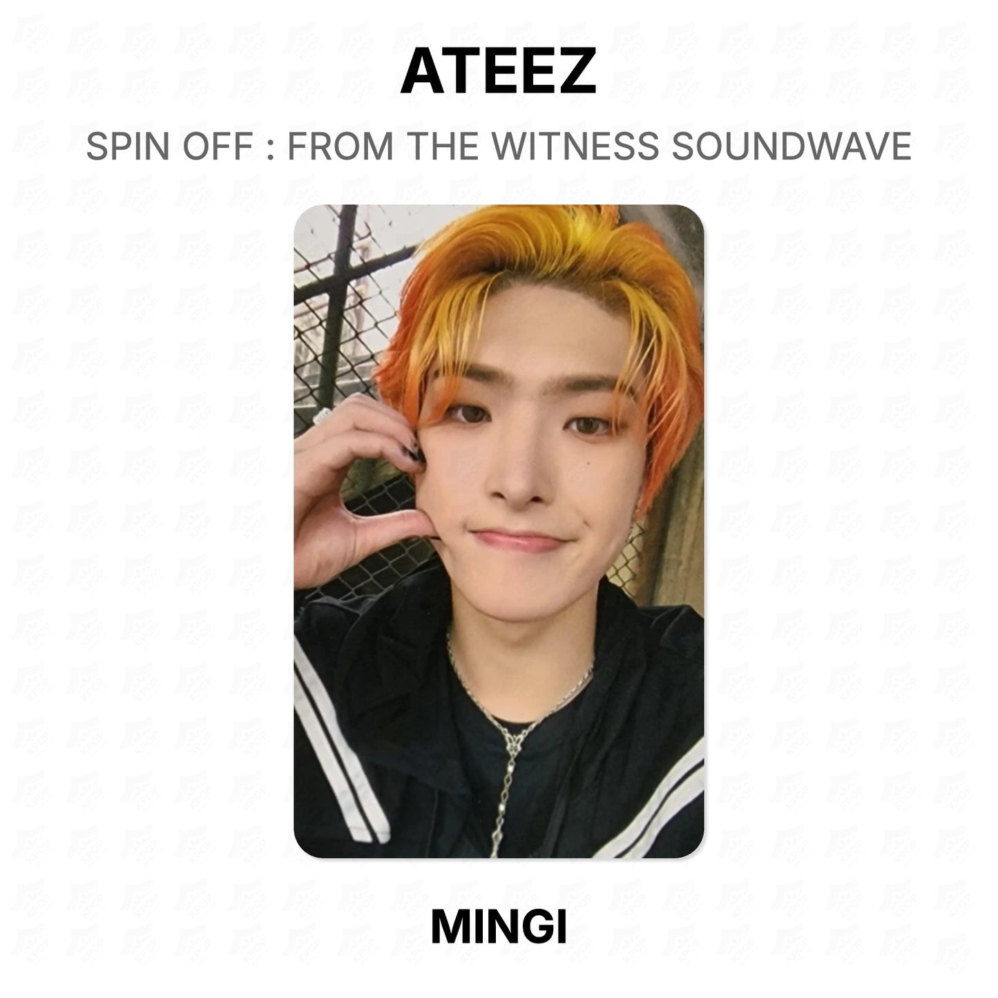 ATEEZ SPIN OFF : FROM THE WITNESS SOUNDWAVE Official Photocard
