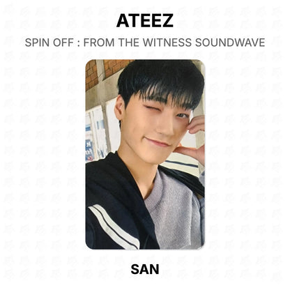 ATEEZ SPIN OFF : FROM THE WITNESS SOUNDWAVE Official Photocard