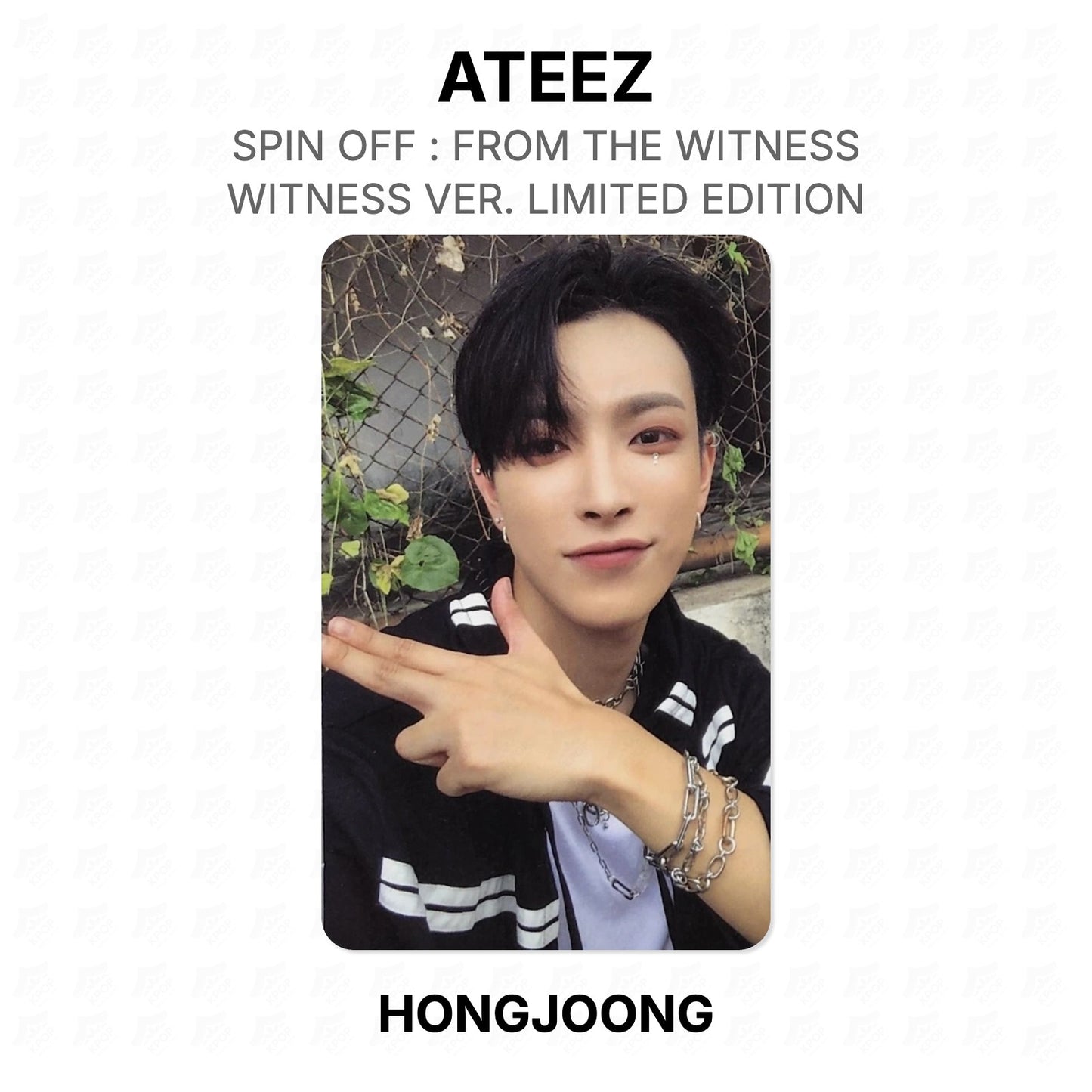 ATEEZ SPIN OFF : FROM THE WITNESS WITNESS VER. LIMITED EDITION Offizielle Fotokarte