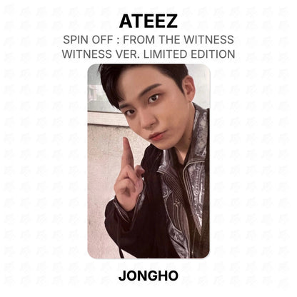 ATEEZ SPIN OFF : FROM THE WITNESS WITNESS VER. LIMITED EDITION Offizielle Fotokarte