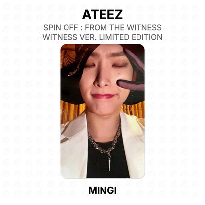 ATEEZ SPIN OFF : FROM THE WITNESS WITNESS VER. LIMITED EDITION Offizielle Fotokarte