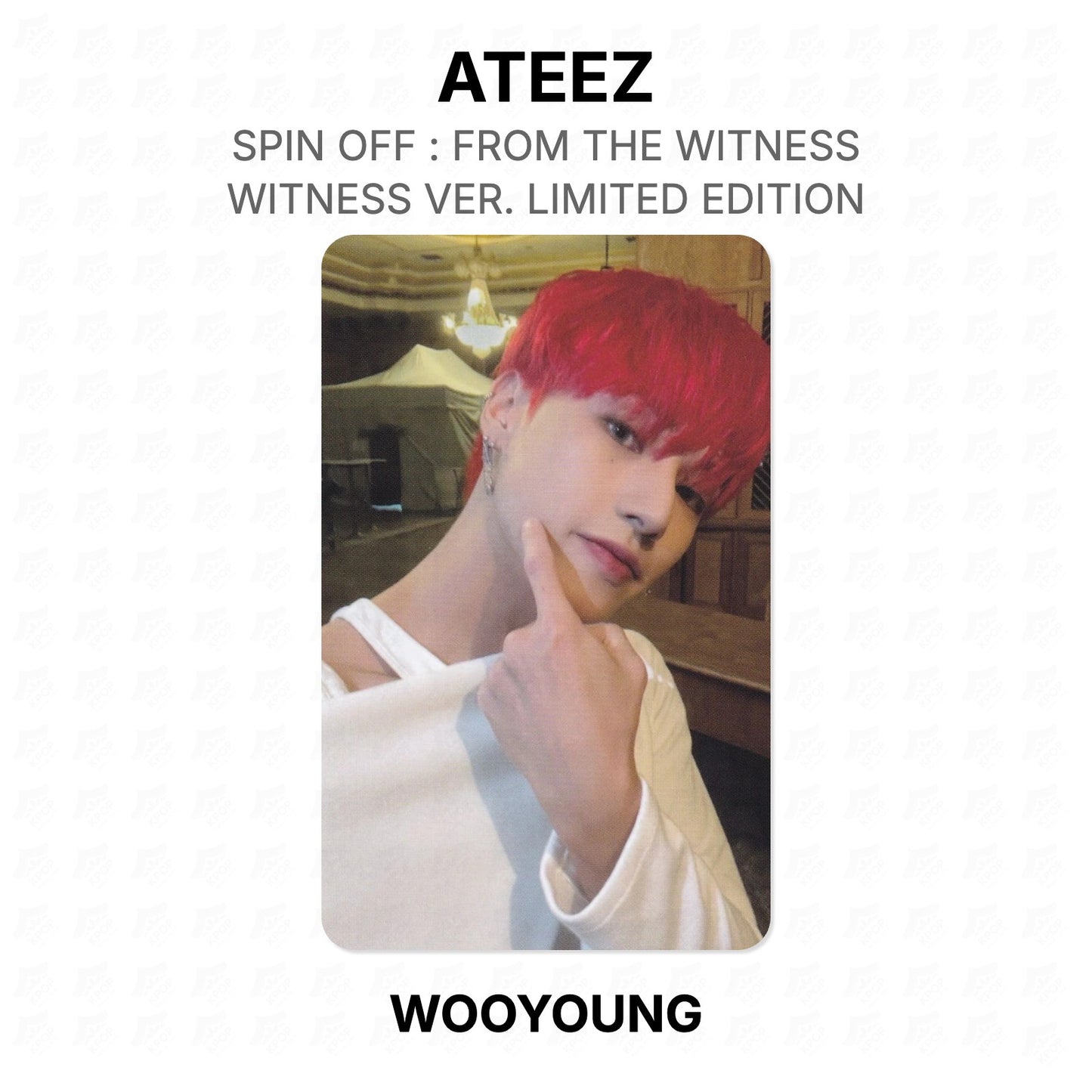 ATEEZ SPIN OFF : FROM THE WITNESS WITNESS VER. LIMITED EDITION Offizielle Fotokarte