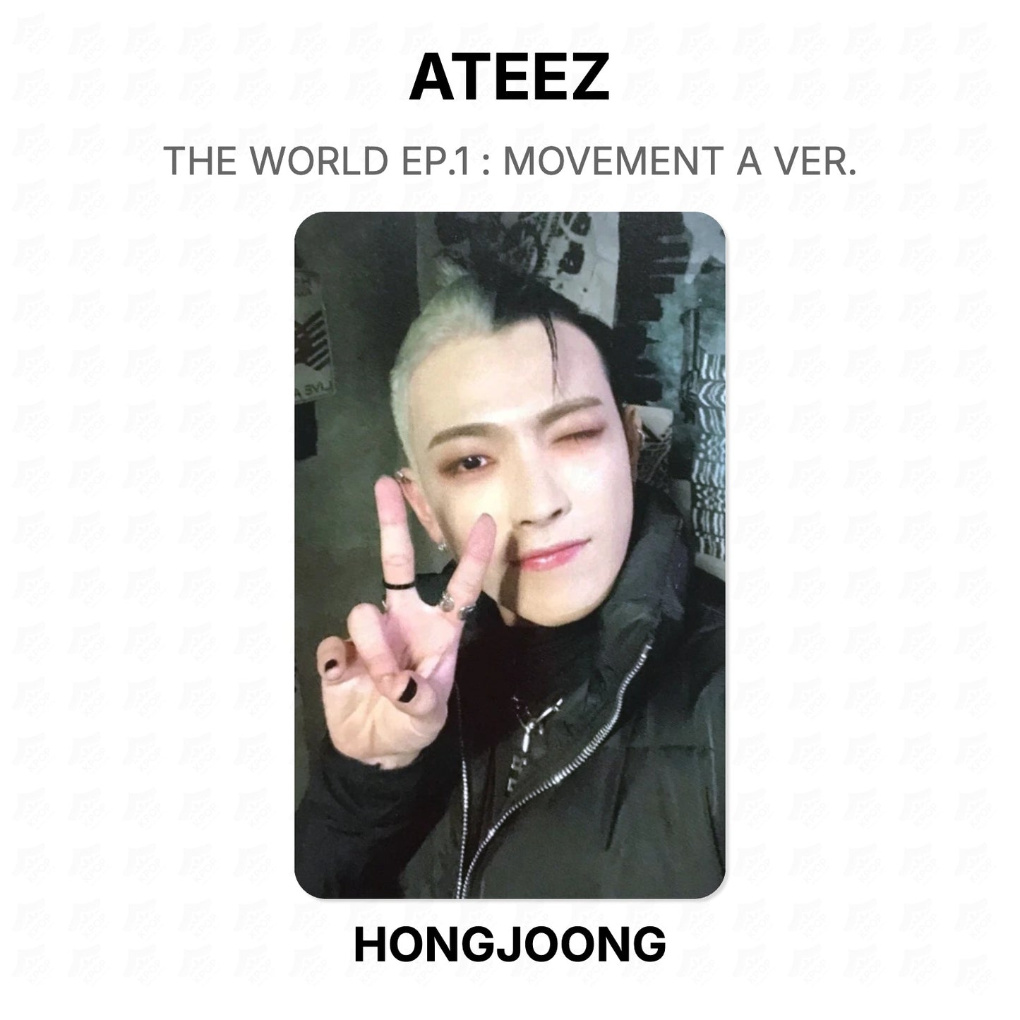 ATEEZ THE WORLD EP.1 : MOVEMENT A VER. Official Photocard