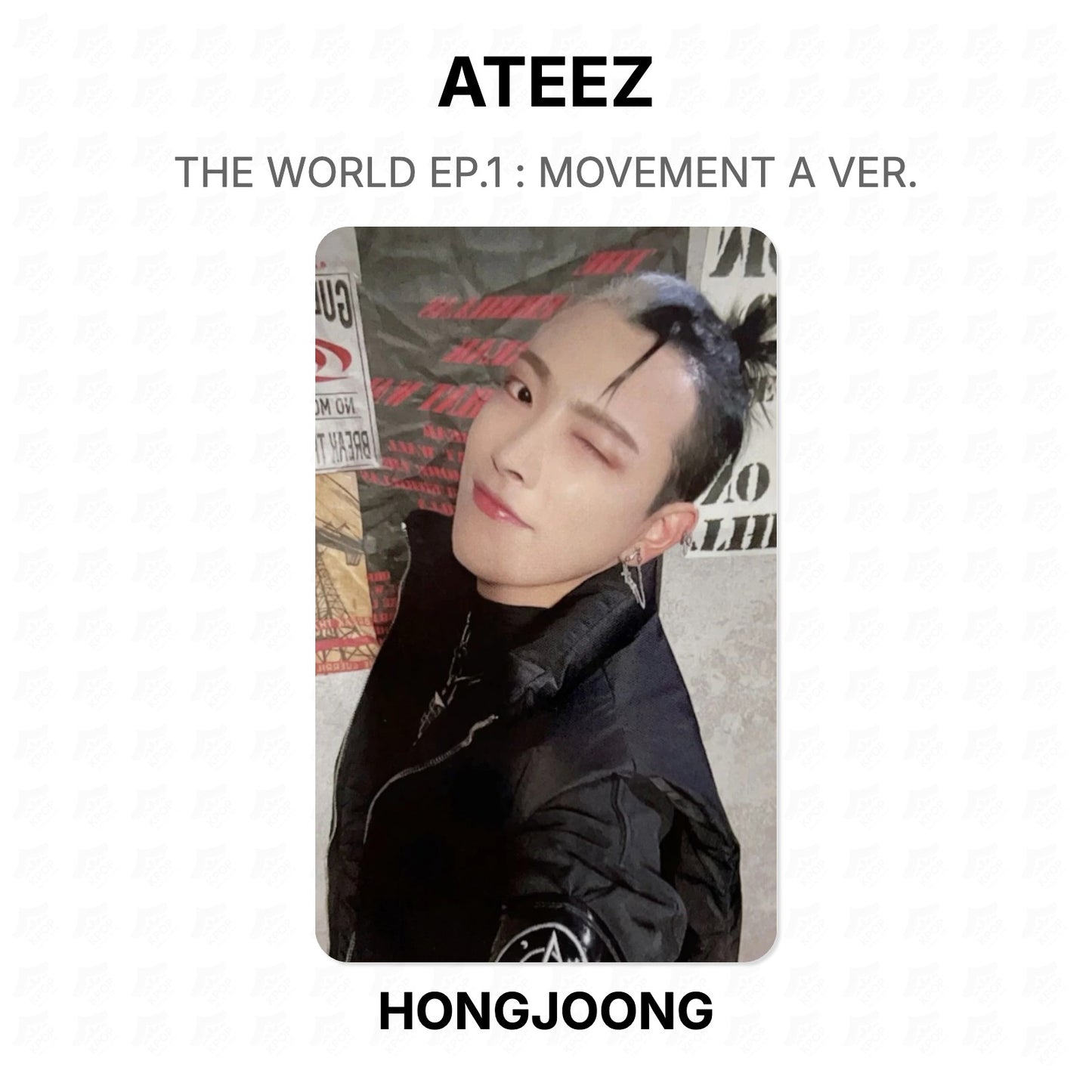 ATEEZ THE WORLD EP.1 : MOVEMENT A VER. Official Photocard