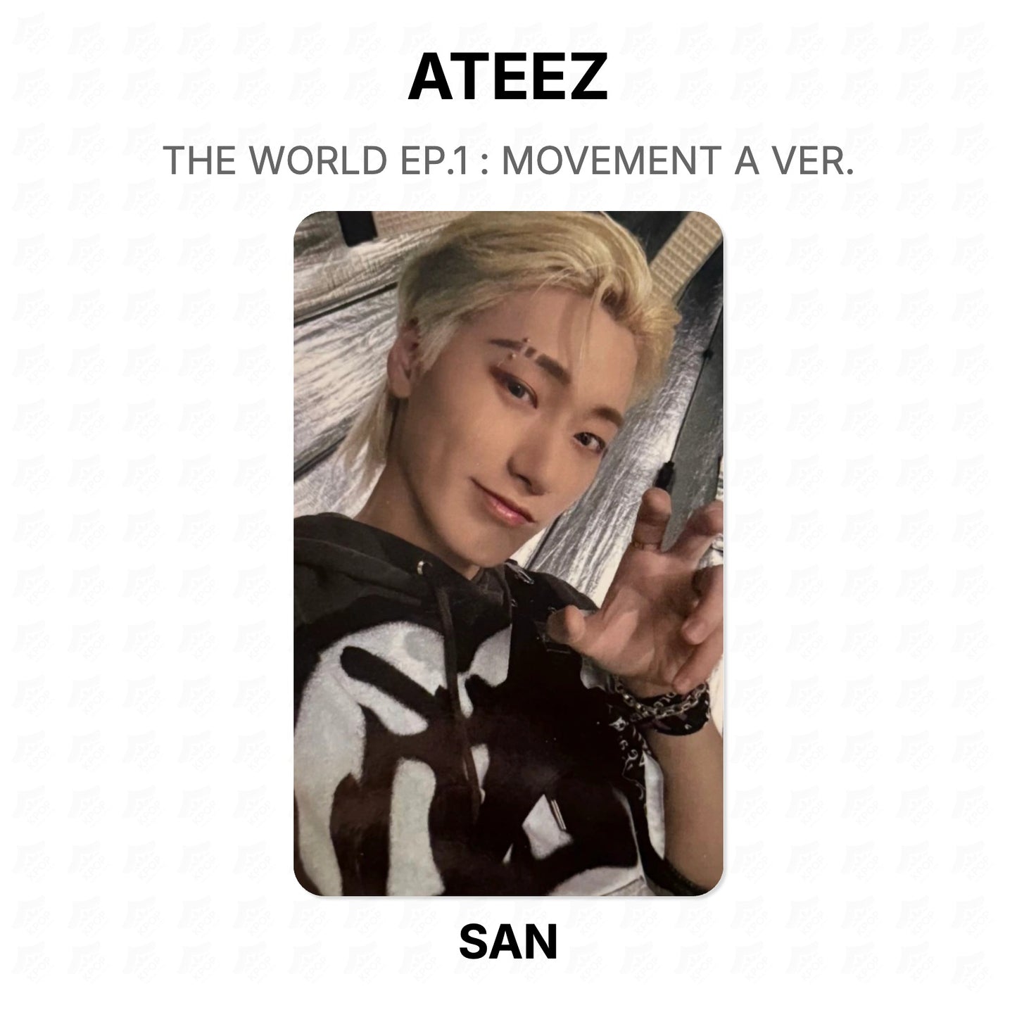 ATEEZ THE WORLD EP.1 : MOVEMENT A VER. Official Photocard