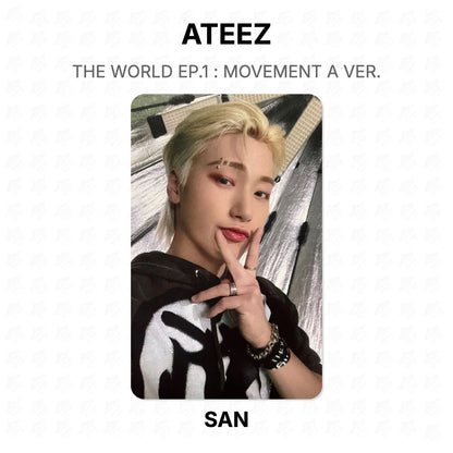 ATEEZ THE WORLD EP.1 : MOVEMENT A VER. Official Photocard