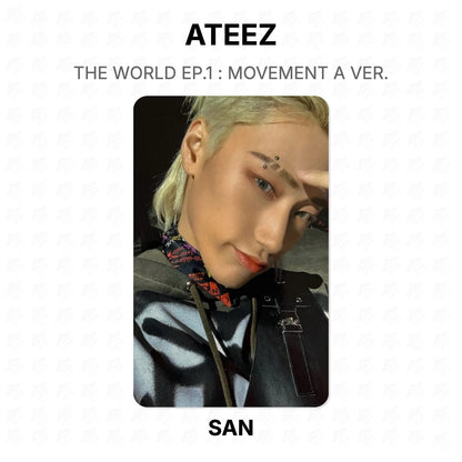ATEEZ THE WORLD EP.1 : MOVEMENT A VER. Official Photocard