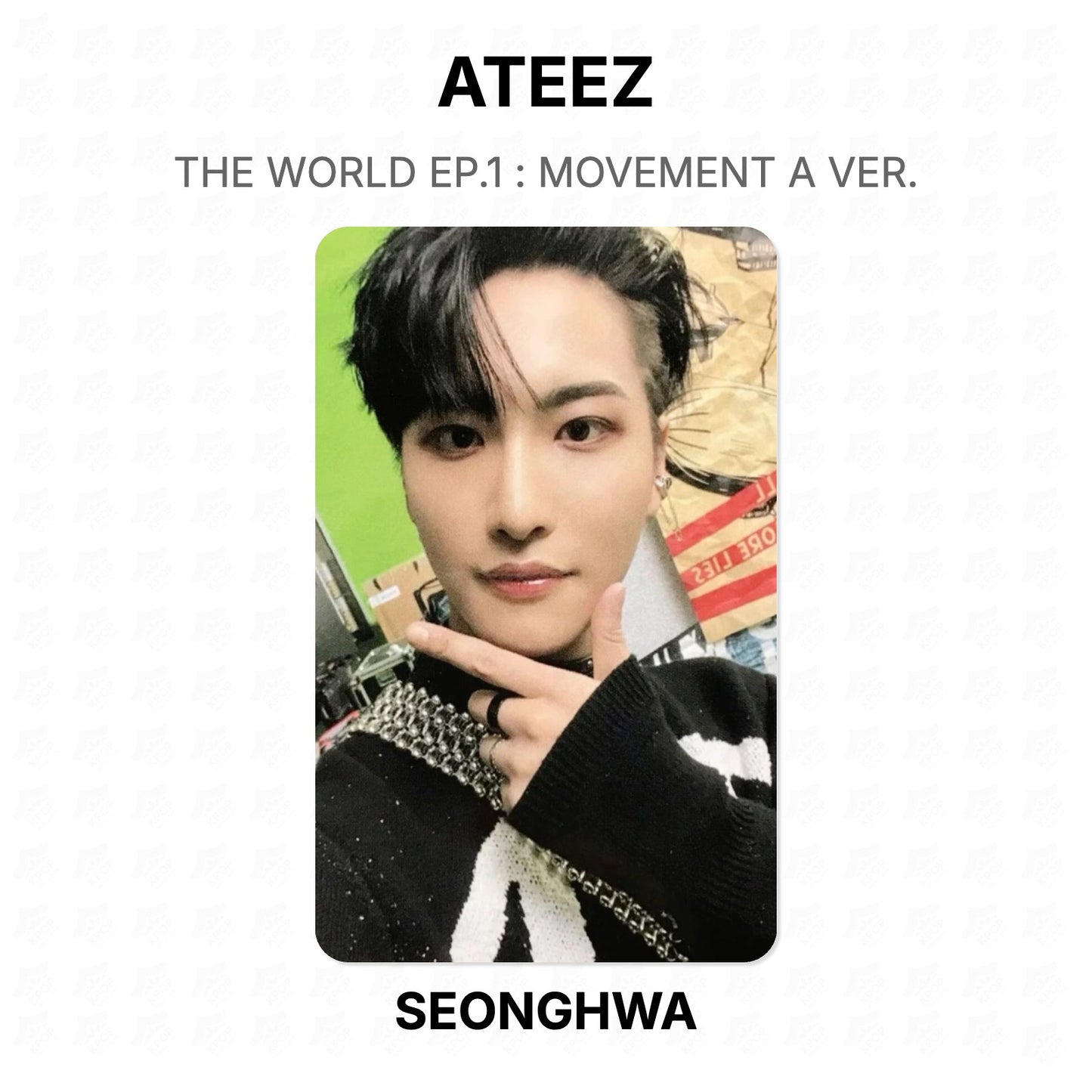 ATEEZ THE WORLD EP.1 : MOVEMENT A VER. Official Photocard