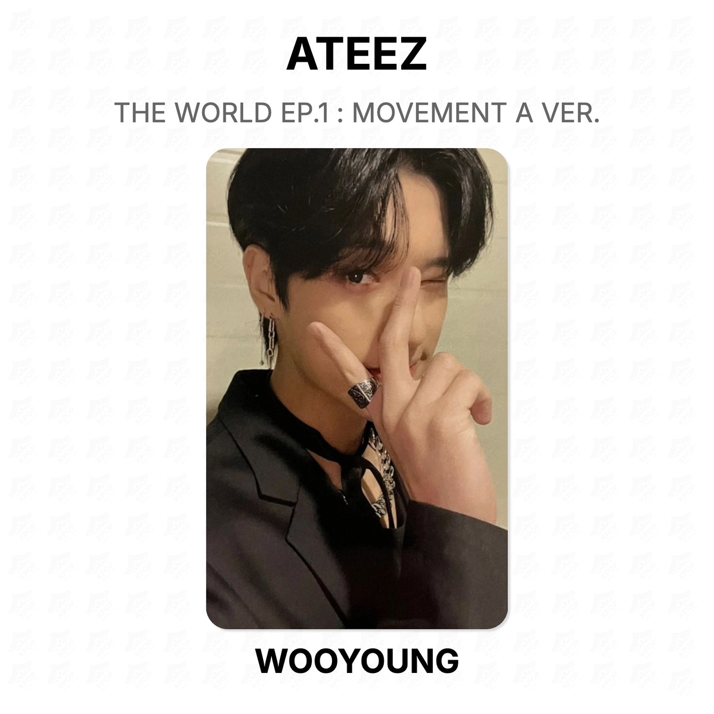 ATEEZ THE WORLD EP.1 : MOVEMENT A VER. Official Photocard