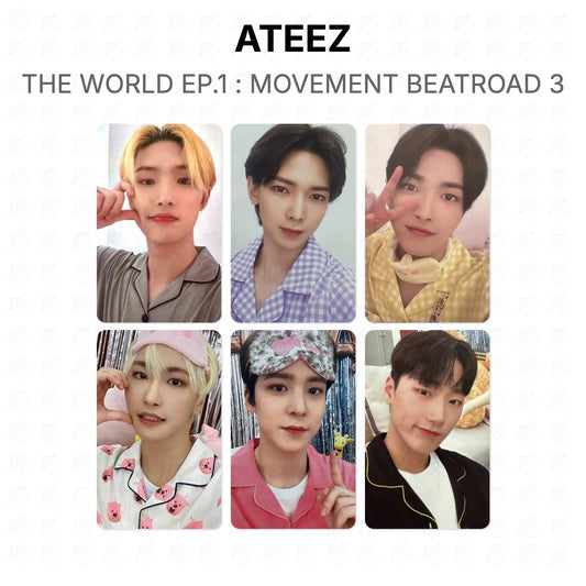 ATEEZ THE WORLD EP.1 : MOVEMENT BEATROAD 3 Official Photocard