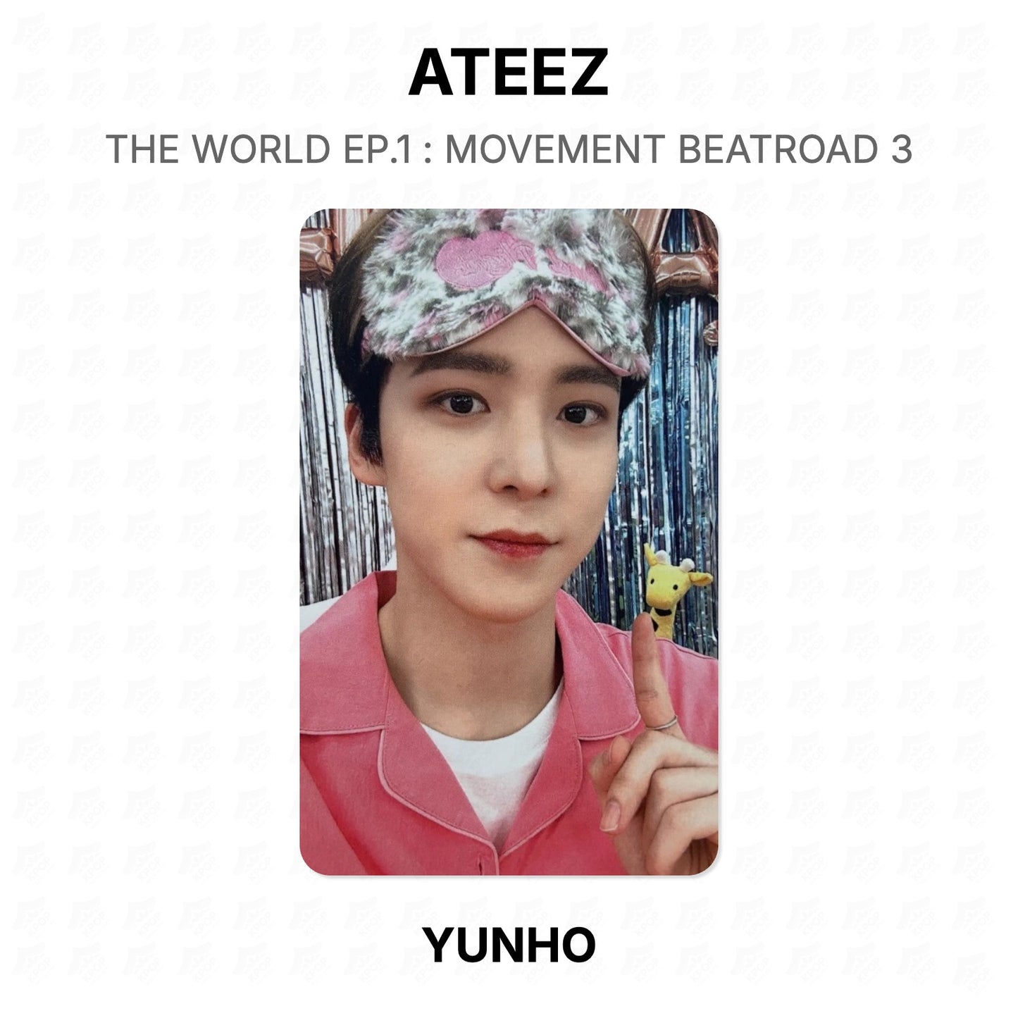 ATEEZ THE WORLD EP.1 : MOVEMENT BEATROAD 3 Official Photocard
