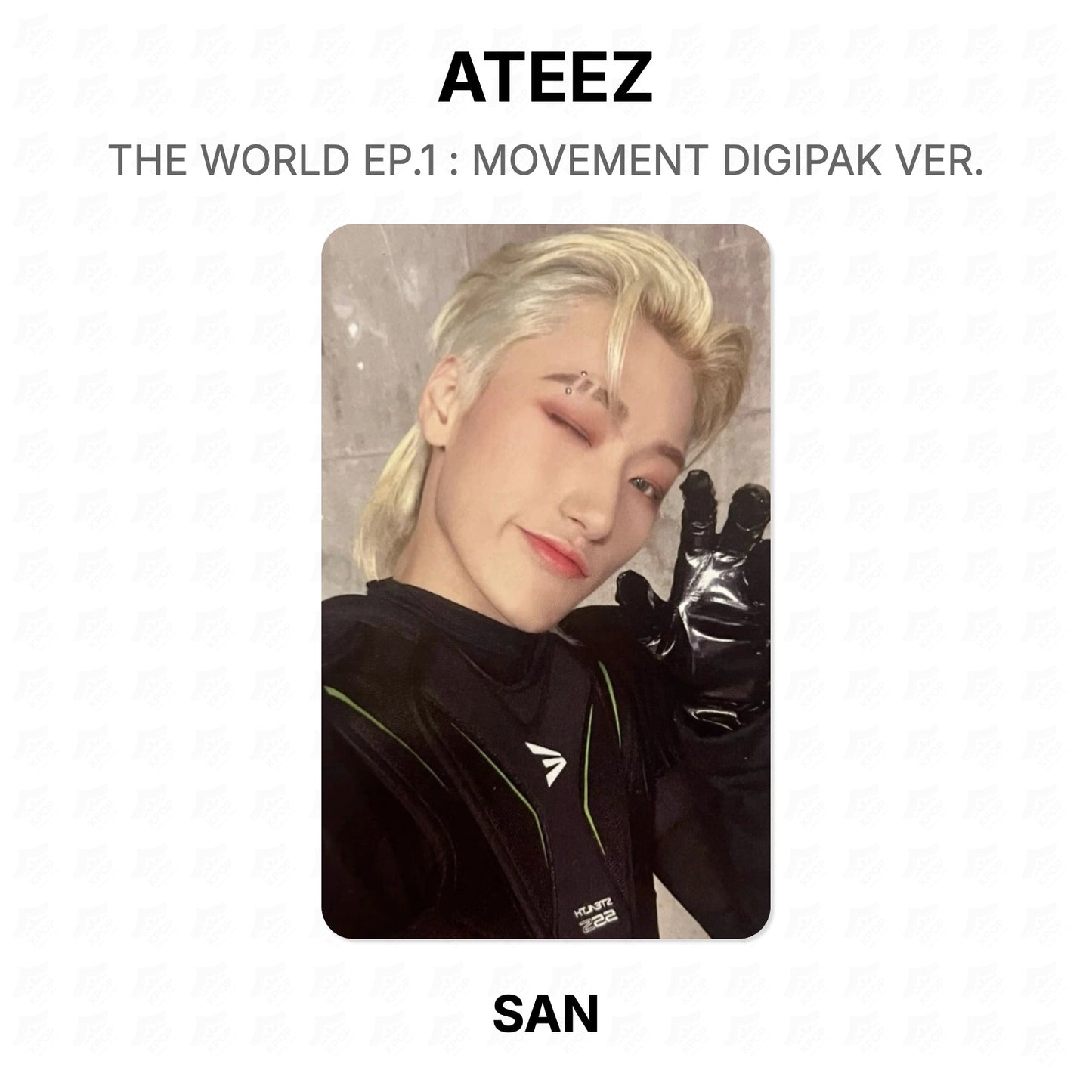 ATEEZ THE WORLD EP.1 : MOVEMENT DIGIPAK VER. Official Photocard