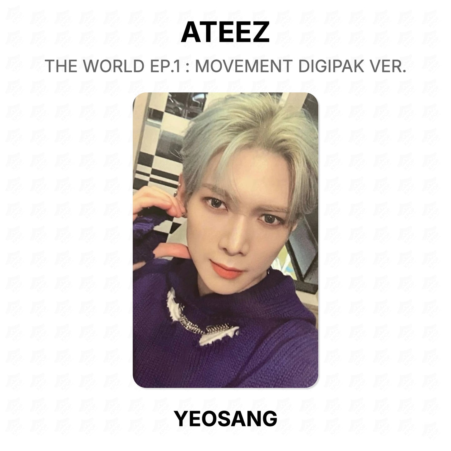 ATEEZ THE WORLD EP.1 : MOVEMENT DIGIPAK VER. Official Photocard