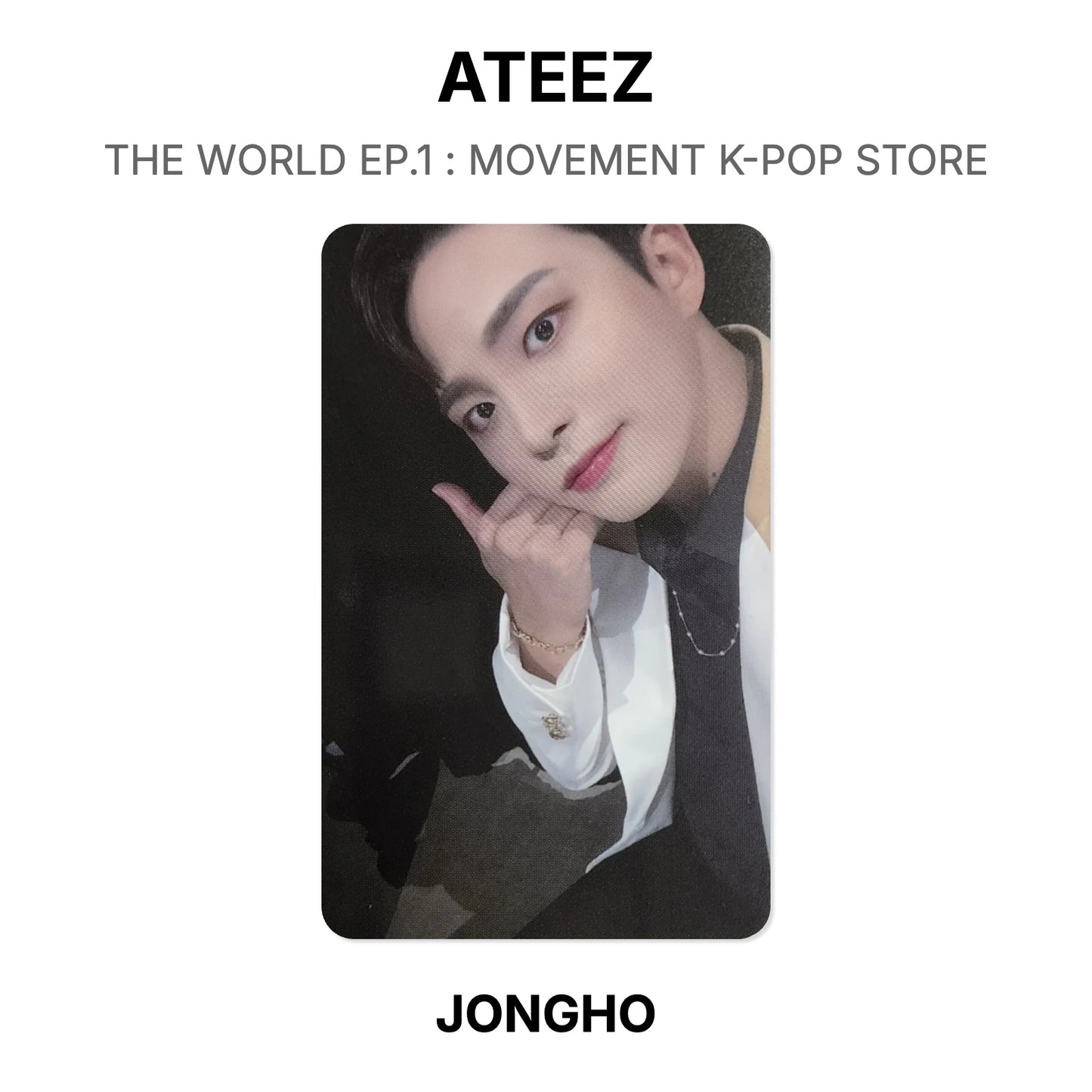 ATEEZ THE WORLD EP.1 : MOVEMENT K-POP STORE Official Photocard