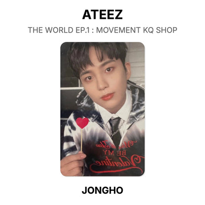 ATEEZ THE WORLD EP.1 : MOVEMENT KQ SHOP Official Photocard