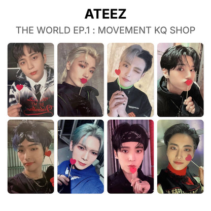 ATEEZ THE WORLD EP.1 : MOVEMENT KQ SHOP Official Photocard