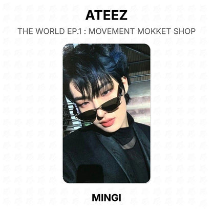 ATEEZ THE WORLD EP.1 : MOVEMENT MOKKET SHOP Official Photocard