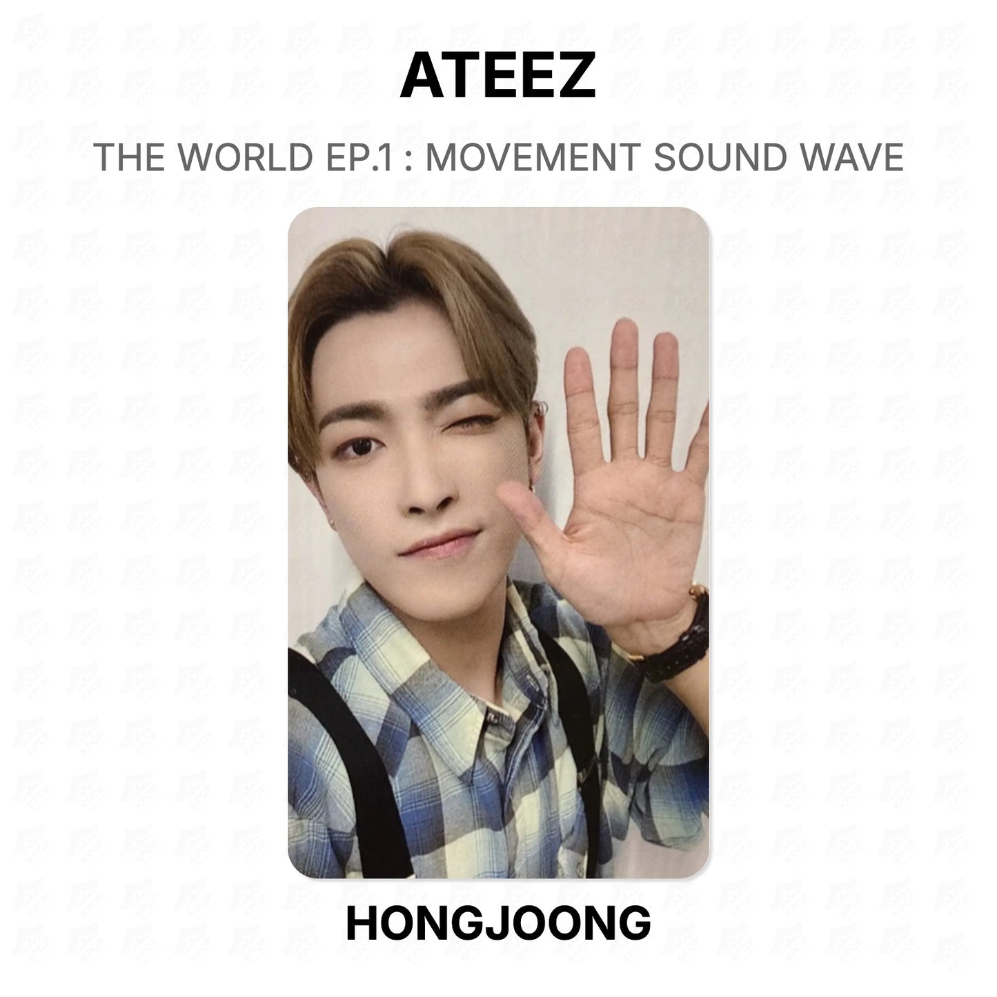 ATEEZ THE WORLD EP.1 : MOVEMENT SOUND WAVE Official Photocard
