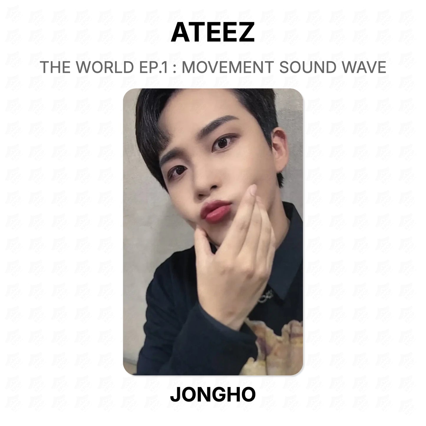 ATEEZ THE WORLD EP.1 : MOVEMENT SOUND WAVE Official Photocard
