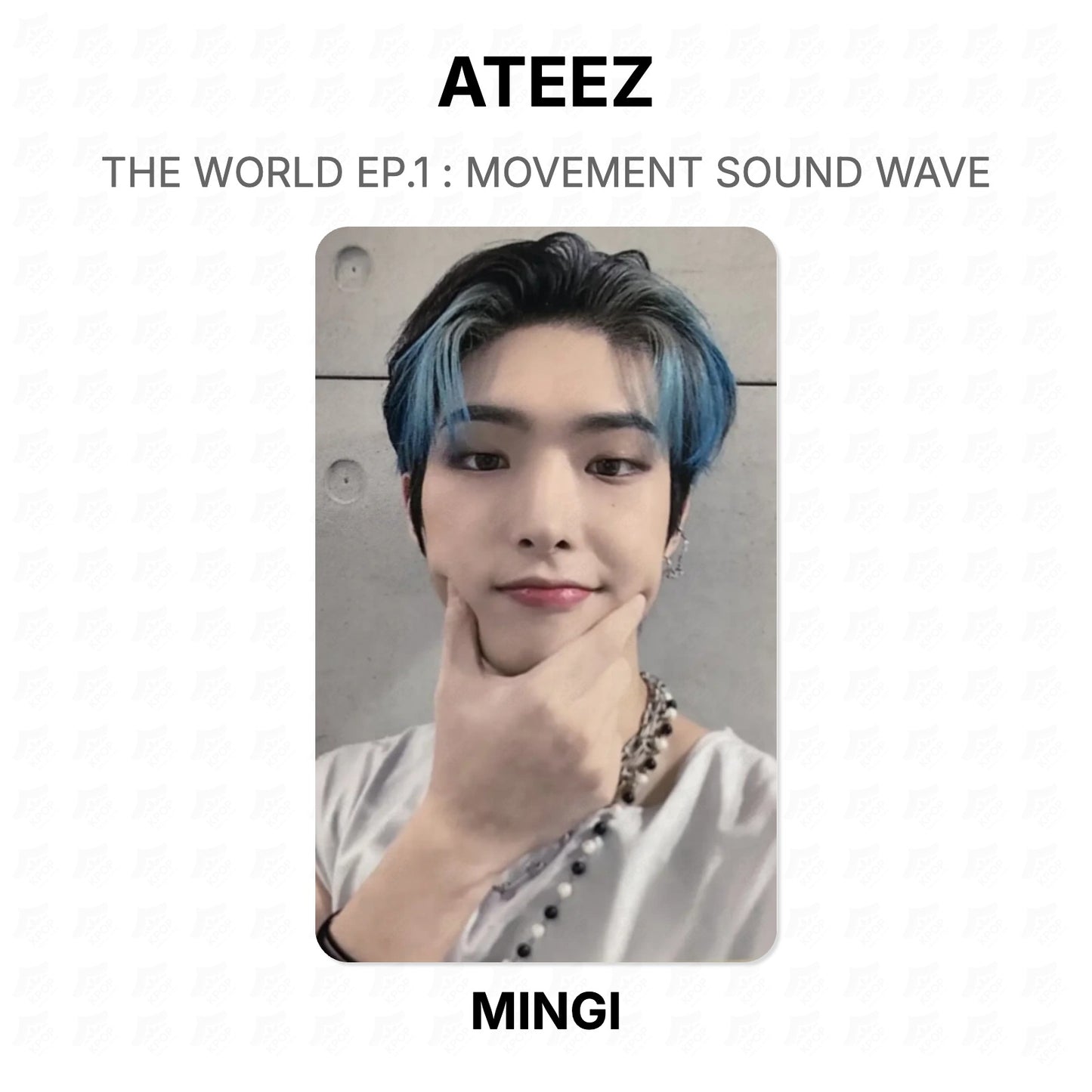 ATEEZ THE WORLD EP.1 : MOVEMENT SOUND WAVE Official Photocard