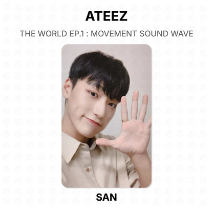 ATEEZ THE WORLD EP.1 : MOVEMENT SOUND WAVE Official Photocard
