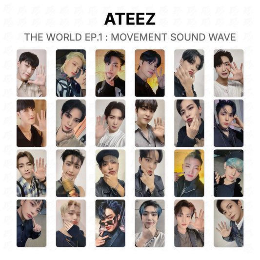 ATEEZ THE WORLD EP.1 : MOVEMENT SOUND WAVE Official Photocard