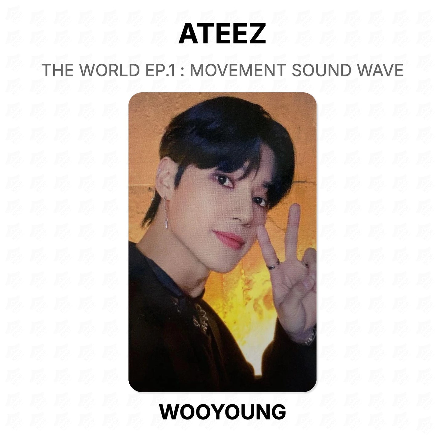 ATEEZ THE WORLD EP.1 : MOVEMENT SOUND WAVE Official Photocard