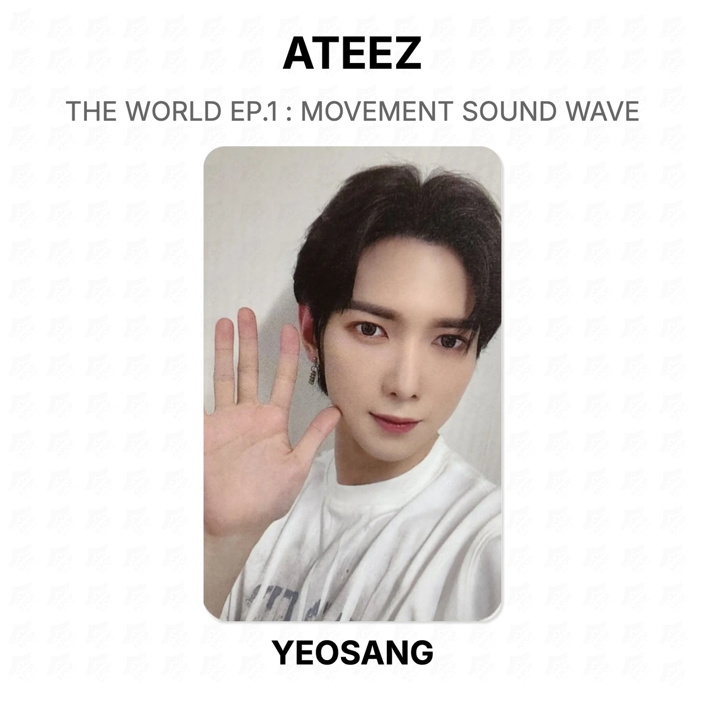 ATEEZ THE WORLD EP.1 : MOVEMENT SOUND WAVE Official Photocard