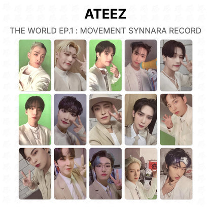 ATEEZ THE WORLD EP.1 : MOVEMENT SYNNARA RECORD Official Photocard