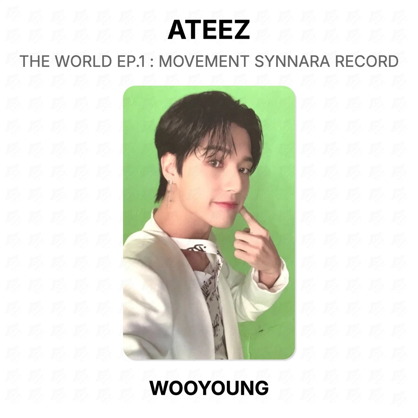 ATEEZ THE WORLD EP.1 : MOVEMENT SYNNARA RECORD Official Photocard